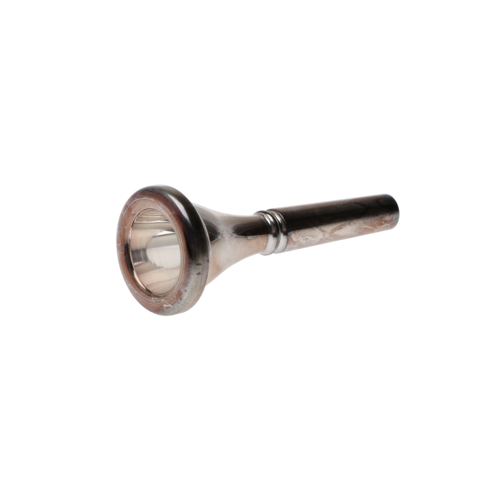 Mundstück - Parforcehorn Messing normaler Kessel