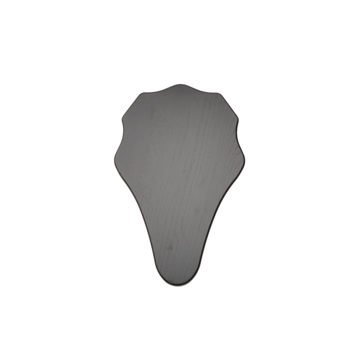 Geweihtafel Hirsch - groß Dunkle Eiche 44 x 28 cm - Scandi