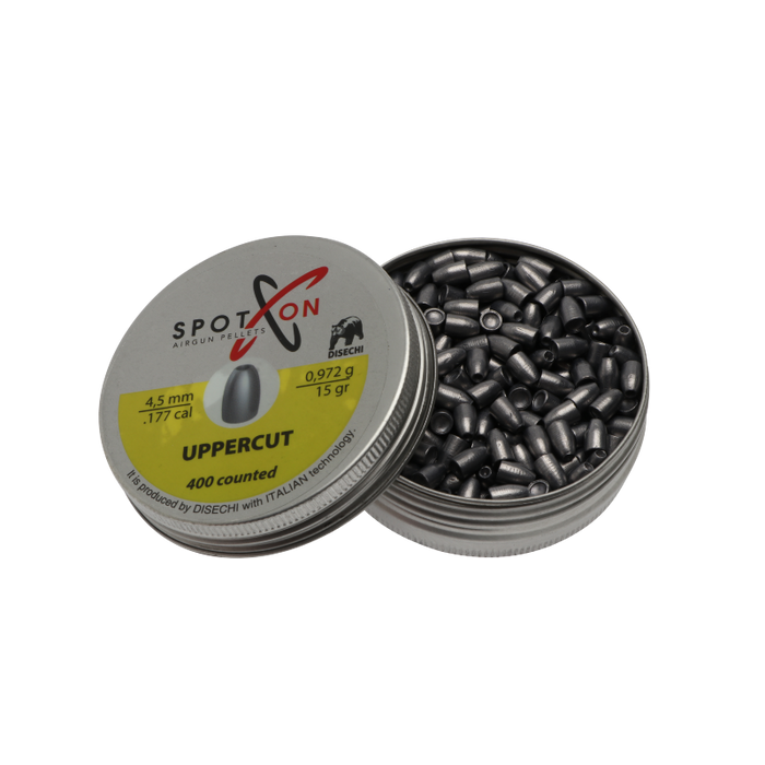 Spoton – Upper Cut 4,5 mm – 0,972 g/15 Grain – 400 Stück. pro Dose