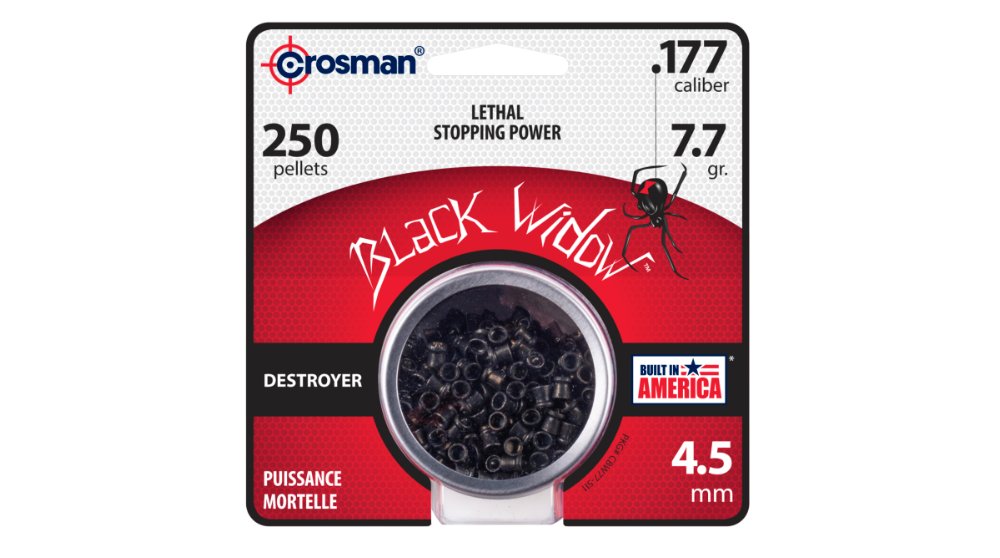Crosman – Black Widow Schuss 4,5 mm 0,50 g. (250 Stück Dose)
