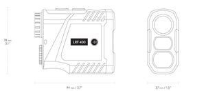 Entfernungsmesser 400 m LCD - Hawke
