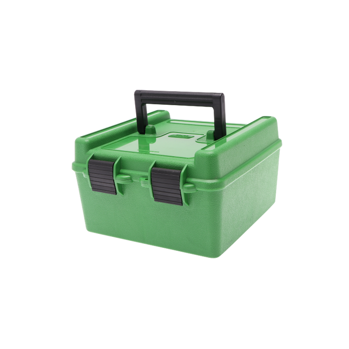 MTM Kartuschenbox 100 Stk. Patr. mit Griff – Cal. WSM, WSSM