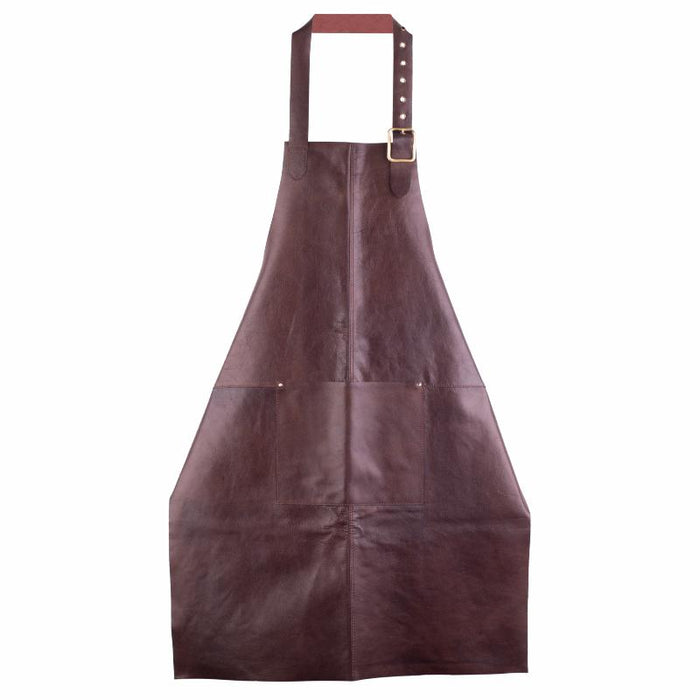 Schürze Florens aus Leder Cognac