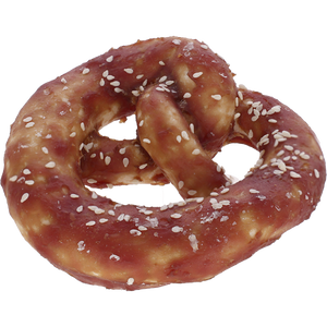 Rinderhaut-Brezel, mittel, 10x10 cm, 75 g – Kerbl