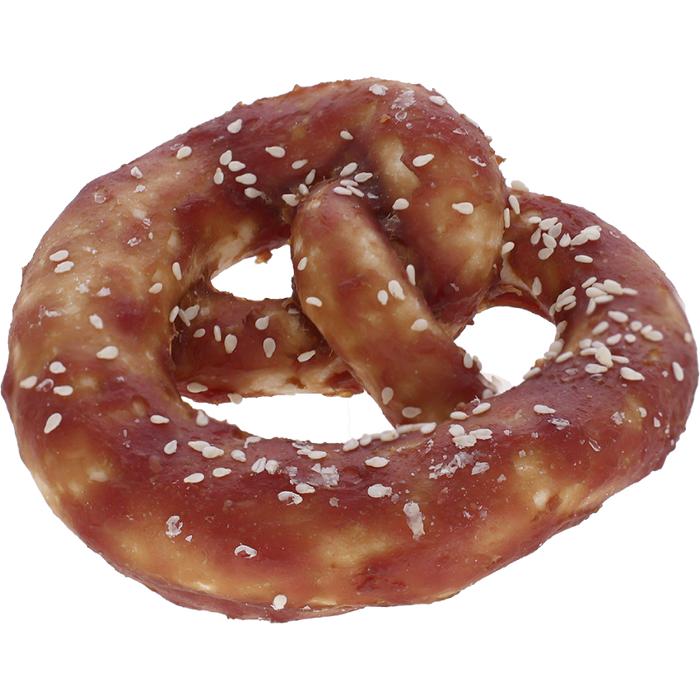 Rinderhaut-Brezel, mittel, 10x10 cm, 75 g – Kerbl