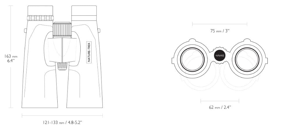 Nature-Trek 10x50 Grün - Hawke