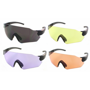 Schießbrille Connect X Set Grau/Orange/Lila/Gelb - Evolution Eyewear
