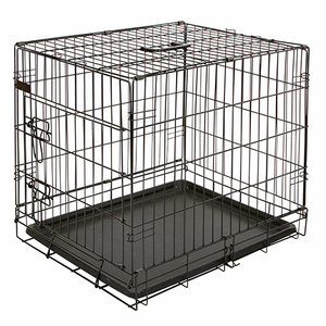 Hundetransportbox aus Stahl, zusammenklappbar – 63x48x57cm – Kerbl