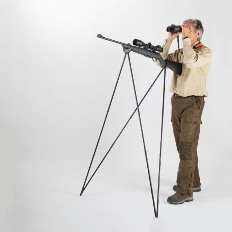 Vierbeiniger Schießstock Schwarz - 4Stablestick Bush Essential