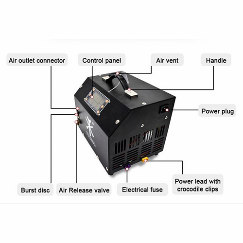 Kompressor 300 Bar mit LCD-Display