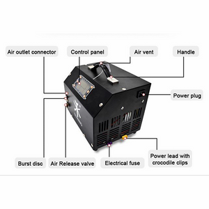 Kompressor 300 Bar mit LCD-Display