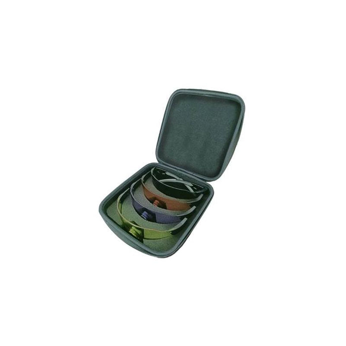 Evolution Eyewear Schießbrillen – Connect X Set – Grau/Orange/Lila/Gelb