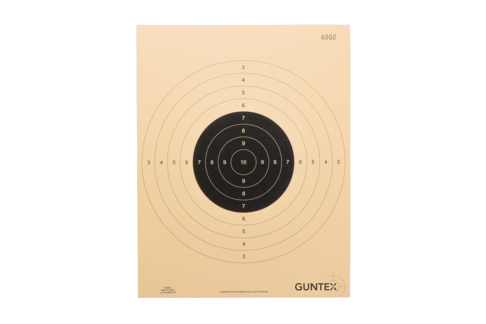 Skydeskive 15 m Pistole – Guntex