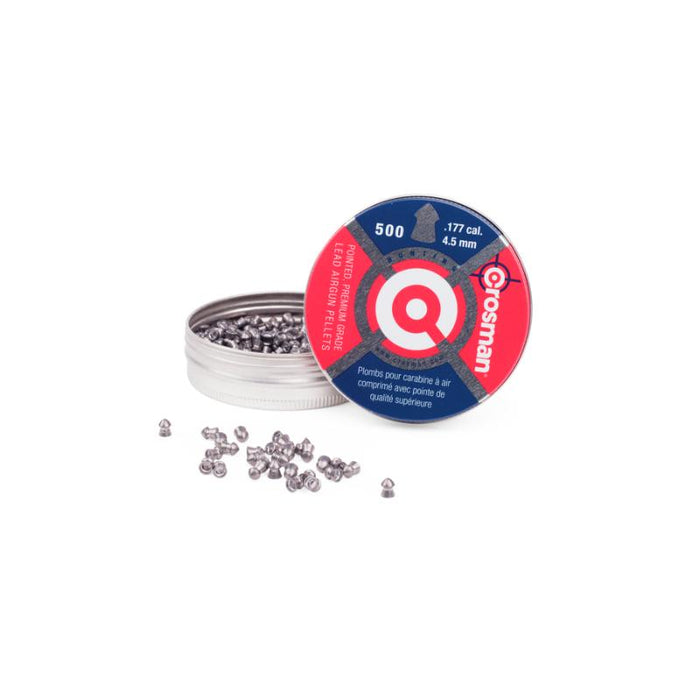 Crosman – Spitzschrot 4,5 mm, 0,48 g. (500 Stück Dose)