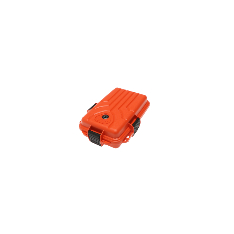 Überlebensbox mit Kompass Orange/Wasserdicht 24,5x19,5x7,5cm - MTM