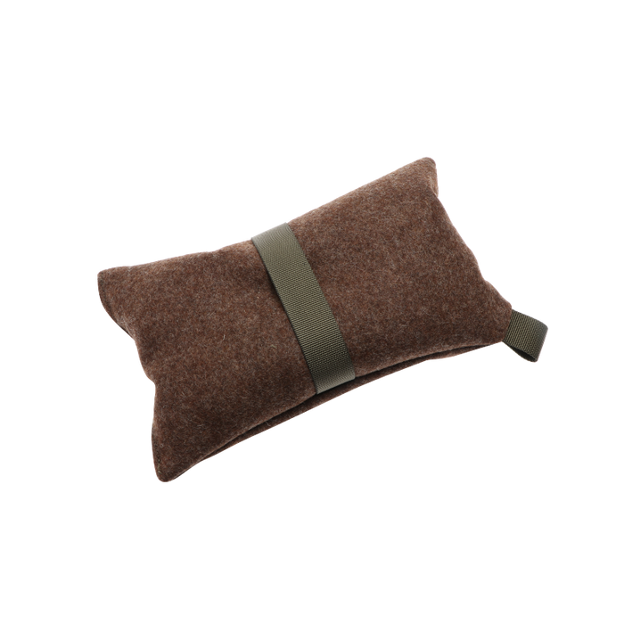 Schießunterlage Braun Loden, kann am Gewehr befestigt werden - Strasser