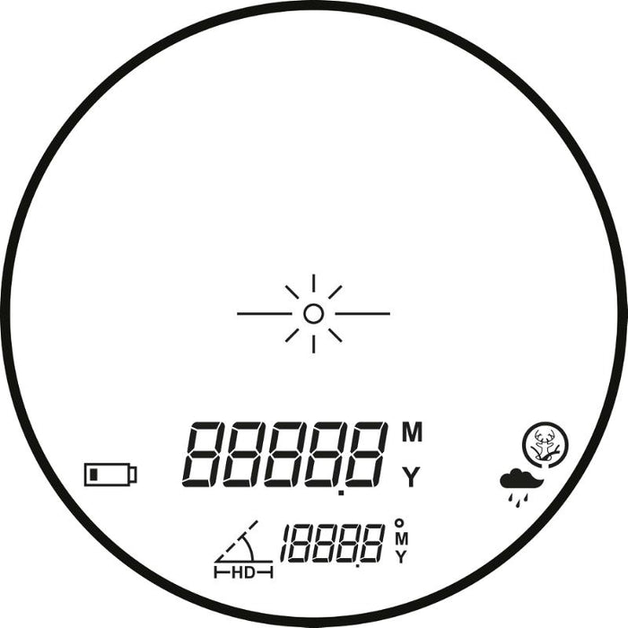 Vantage Laser-Entfernungsmesser 6x25 - 600 m - Hawke