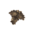 Eichenblatt aus Messing - 6 x 7 cm für Wildschweinzähne