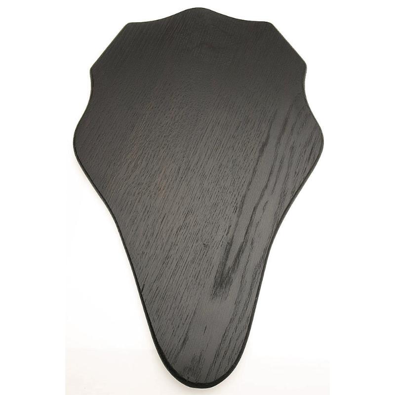 Geweihplatte Hirsch Dunkle Eiche 38 x 24 cm - Scandi