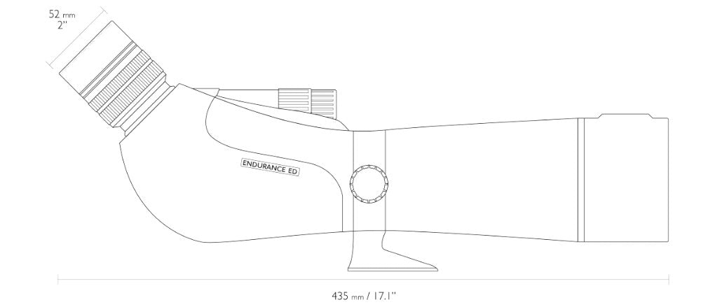 Endurance ED 25-75x85 Spektiv - Hawke