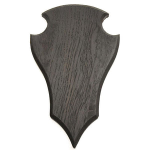 Trophäenschild für großen Bock Dunkle Eiche - 23x14 Dansk
