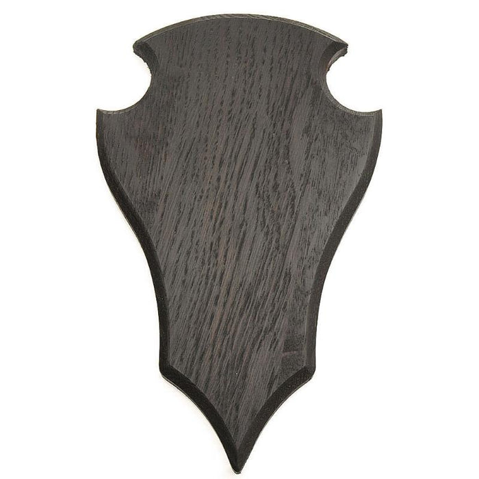 Trophäenschild für großen Bock Dunkle Eiche - 23x14 Dansk