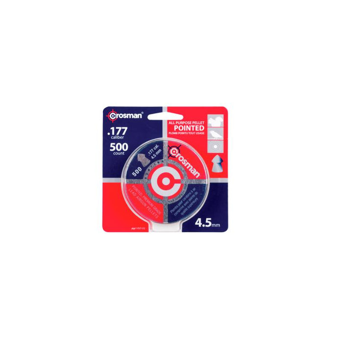 Crosman – Spitzschrot 4,5 mm, 0,48 g. (500 Stück Dose)