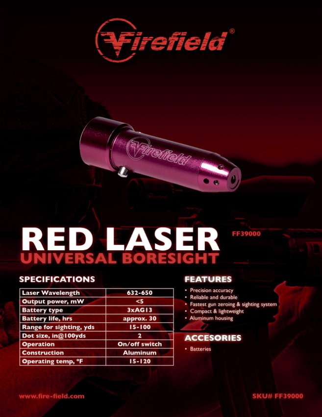 Laserpatrone Universal Boresight – Sightmark