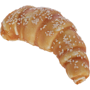 Rinderhaut-Croissant mit Huhn, 11 cm, 80 g – Rawhide