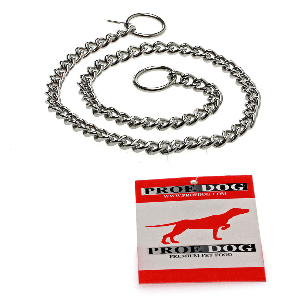 Koral Halsband aus rostfreiem Stahl - PROF DOG 90 cm
