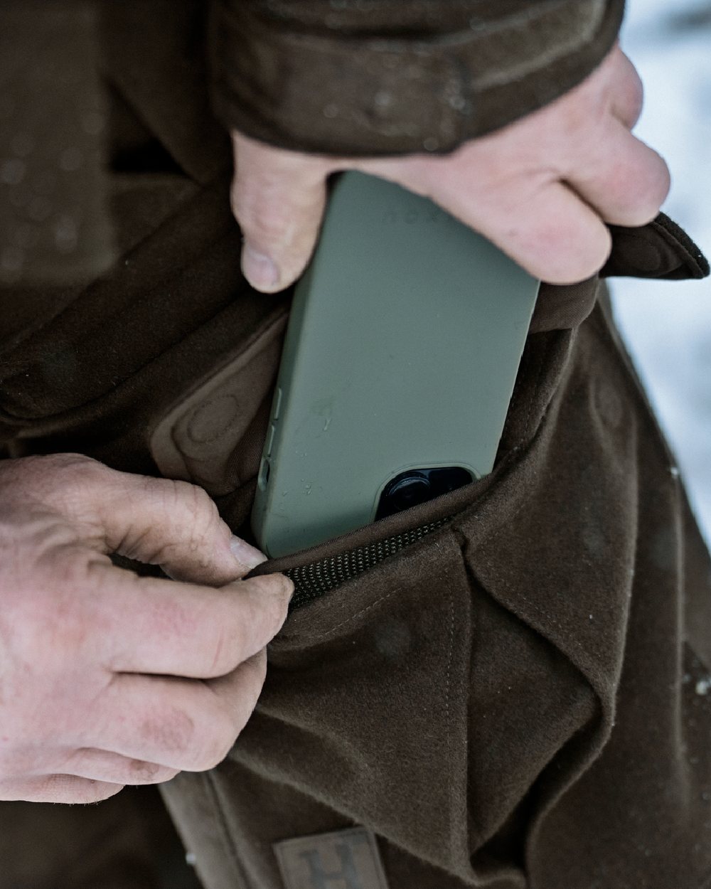 Kodiak CleverWool HSP Isolierte Hose – Dark hunting green/Shadow brown – Härkila