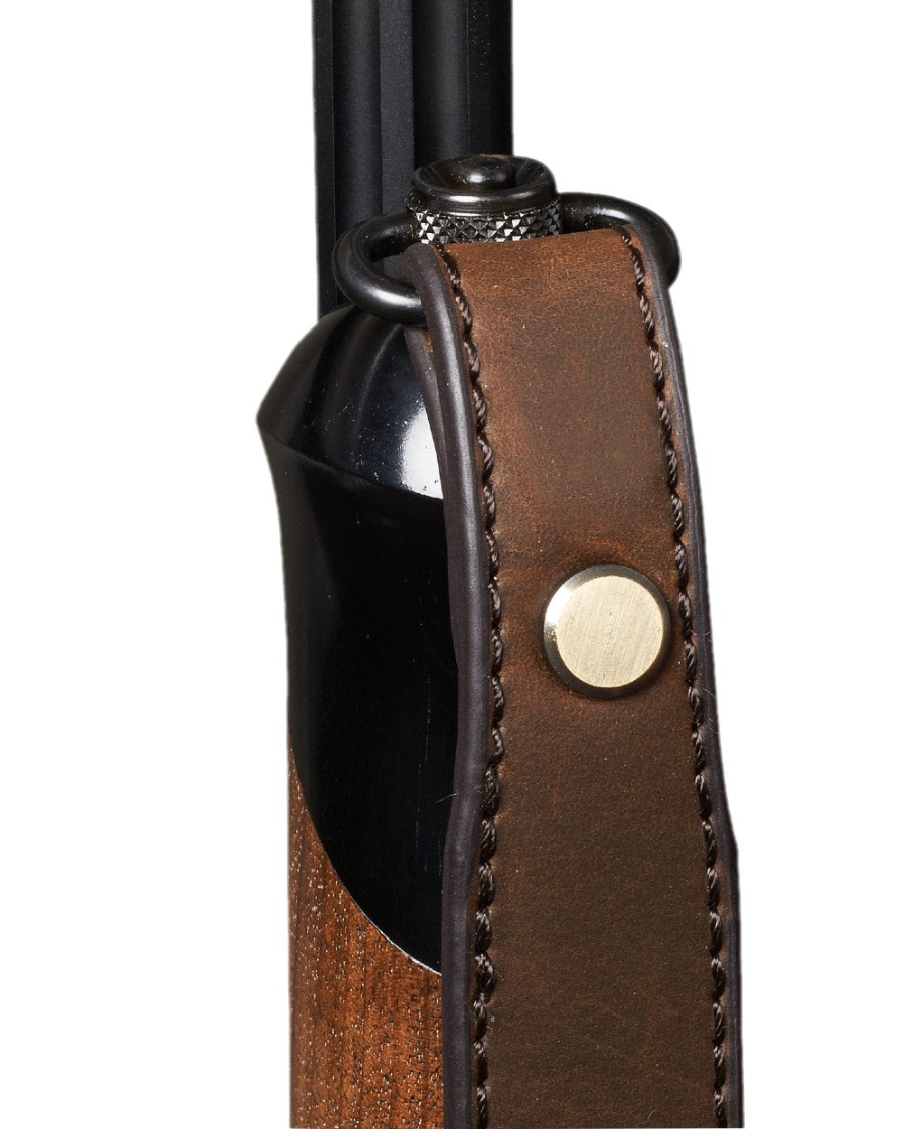 Gewehrriemen aus Leder Dunkelbraun - Härkila