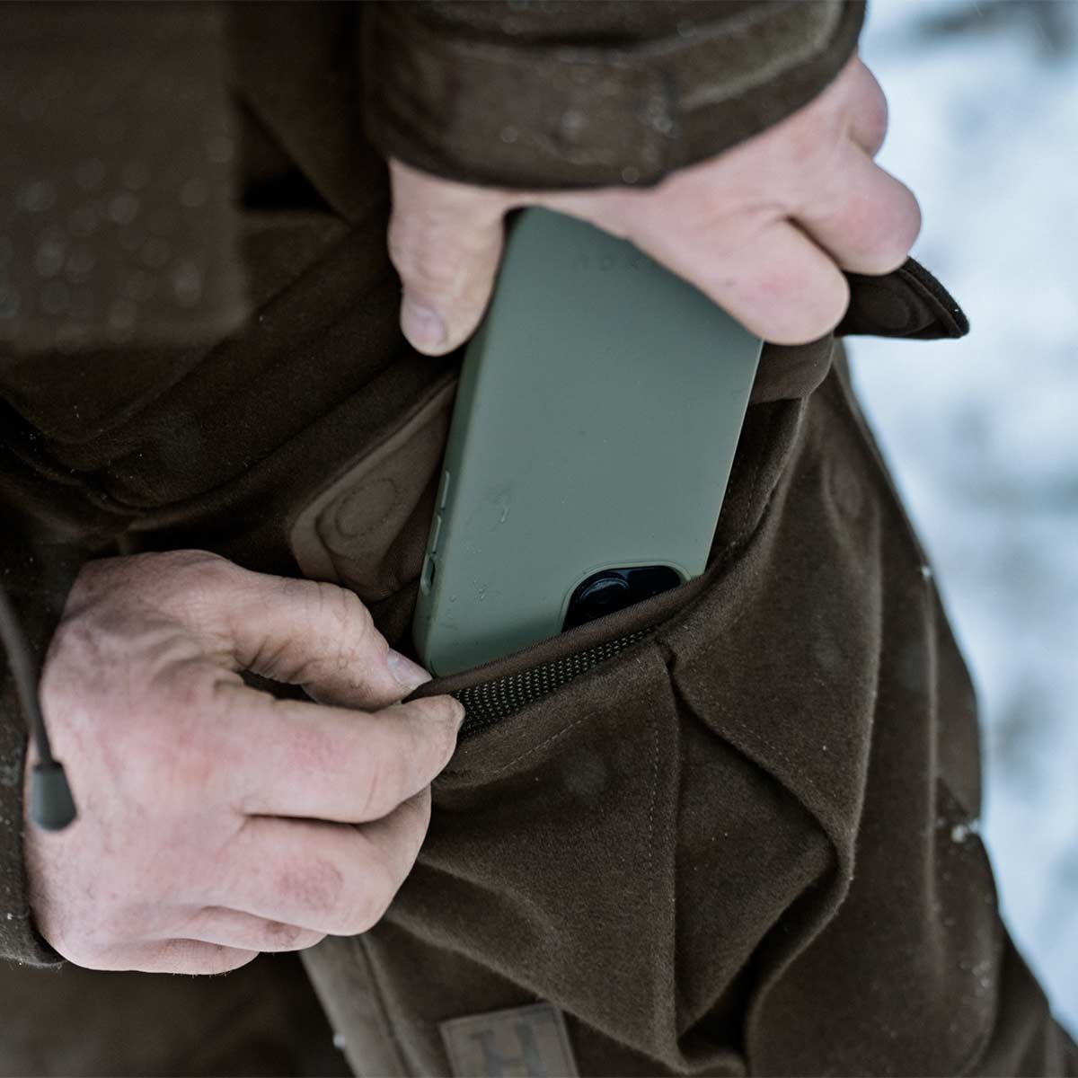 Kodiak CleverWool HSP Isolierte Hose – Dark hunting green/Shadow brown – Härkila