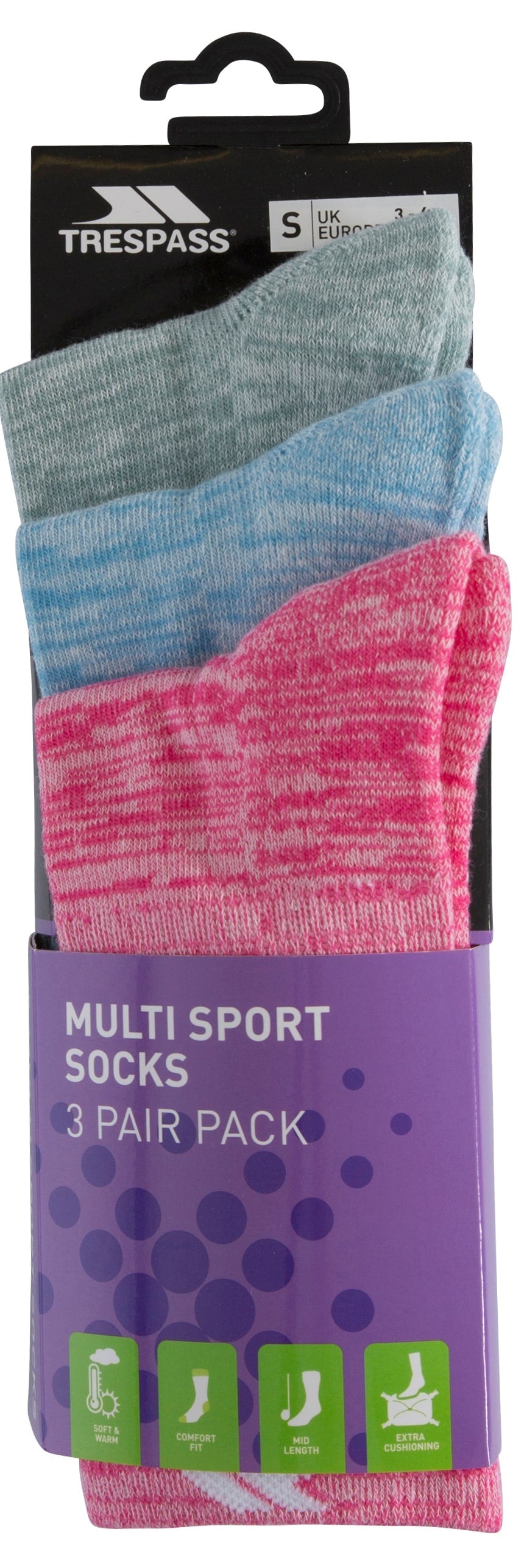 Helvellyn - Rose Melange / Blue Melange / Sage Melange - Trespass