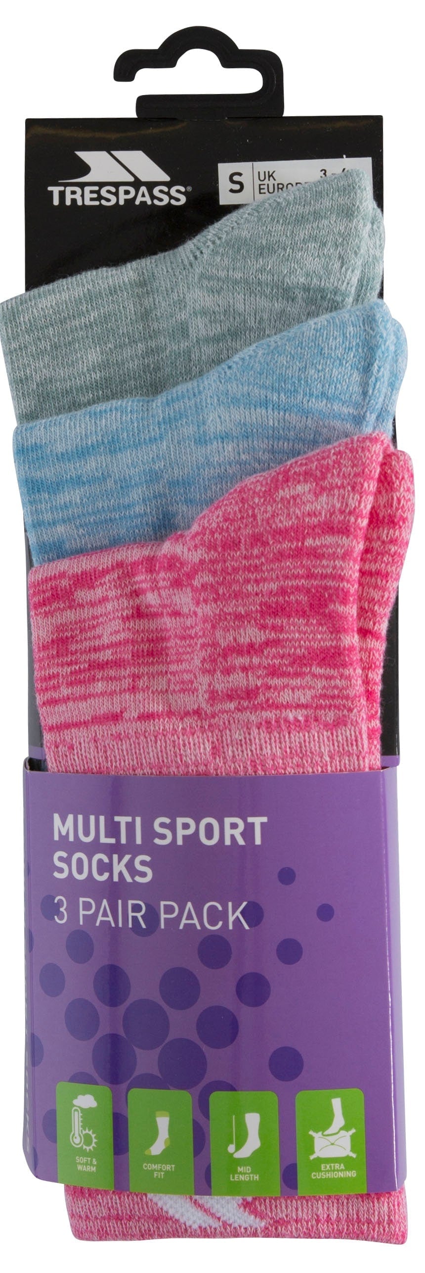 Helvellyn - Rose Melange / Blue Melange / Sage Melange - Trespass