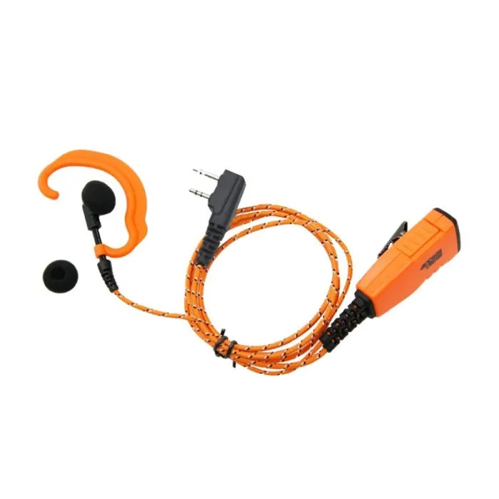 PRO-P610L Stoffkabel in Orange, Ohrbügel und Mikrofon/PTT
