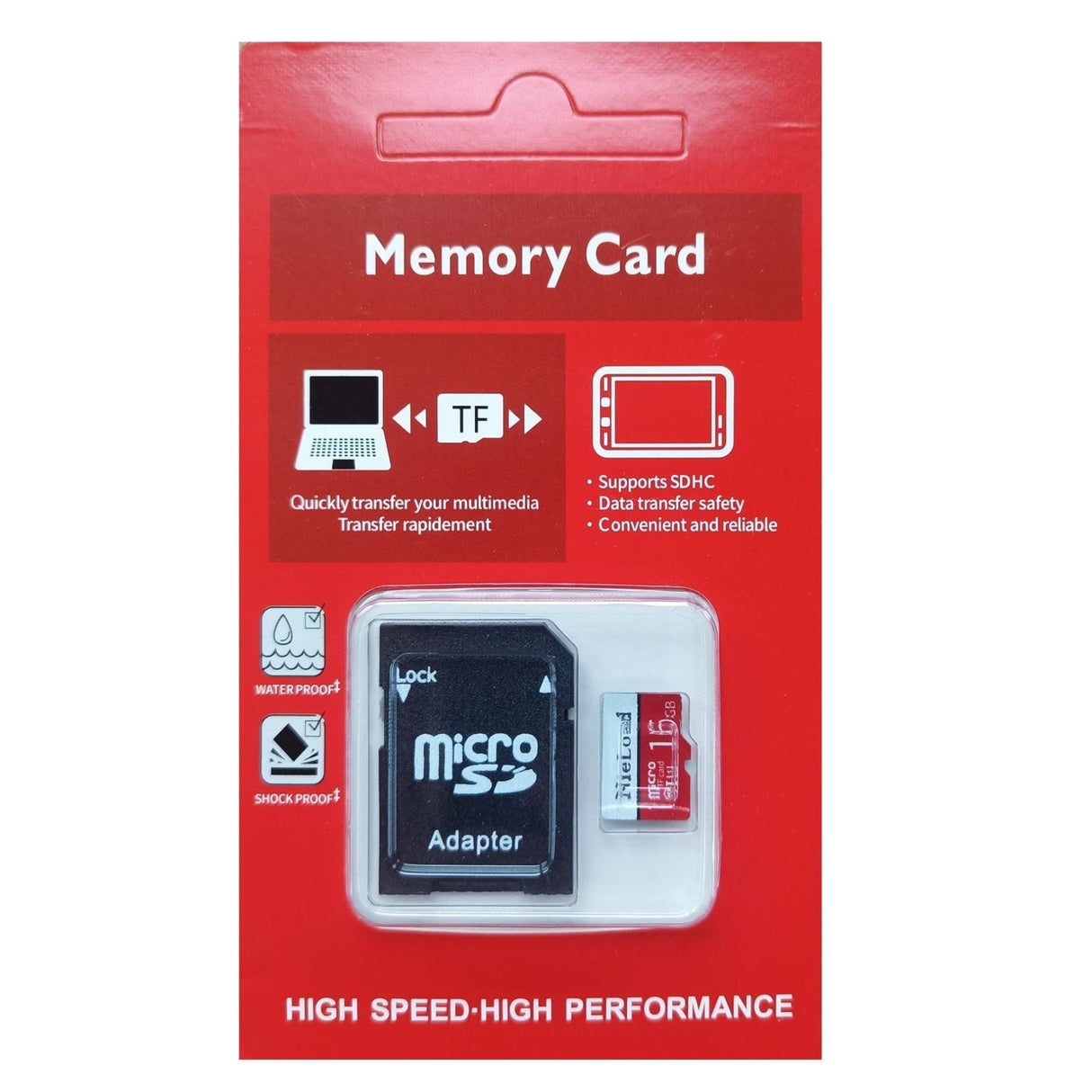 16GB SD-Karte mit Adapter – Nieload