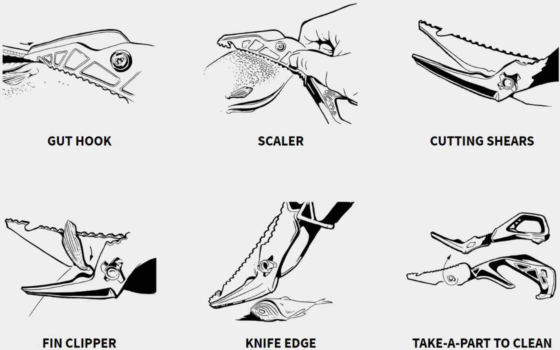 Prozessor - Take A Part Shears Salt - Gerber