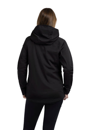 Justine- Female Dlx Rainwear - Black - Trespass