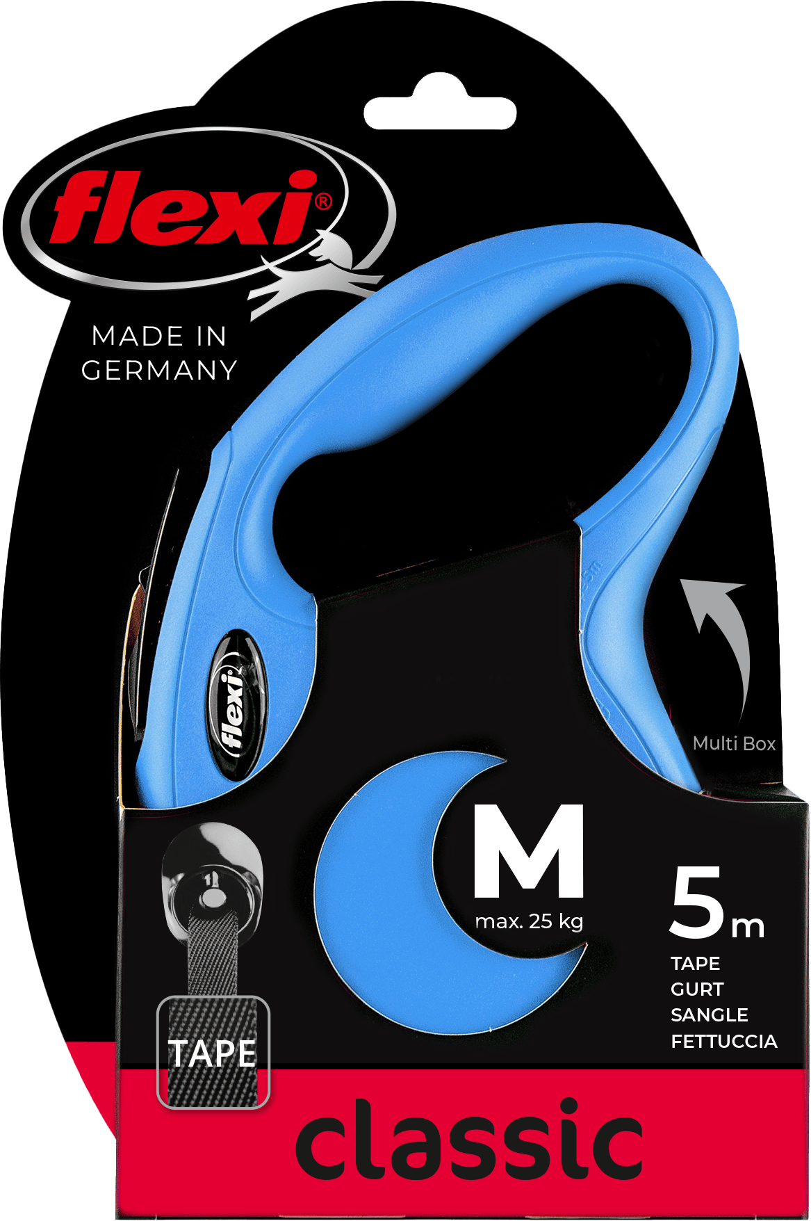 Hundeleine-Kassette Flexi New Classic Größe L – Kerbl
