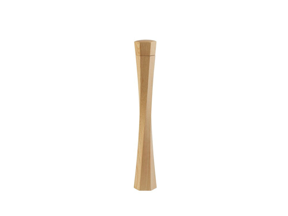 Legnoart TWIST, Salz-/Pfeffer-Keramikmühle, groß – in heller Asche