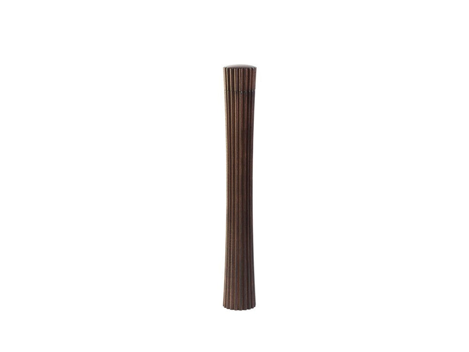 Legnoart PLEATS, Salz-/Pfeffer-Keramikmühle, groß – in dunkler Esche