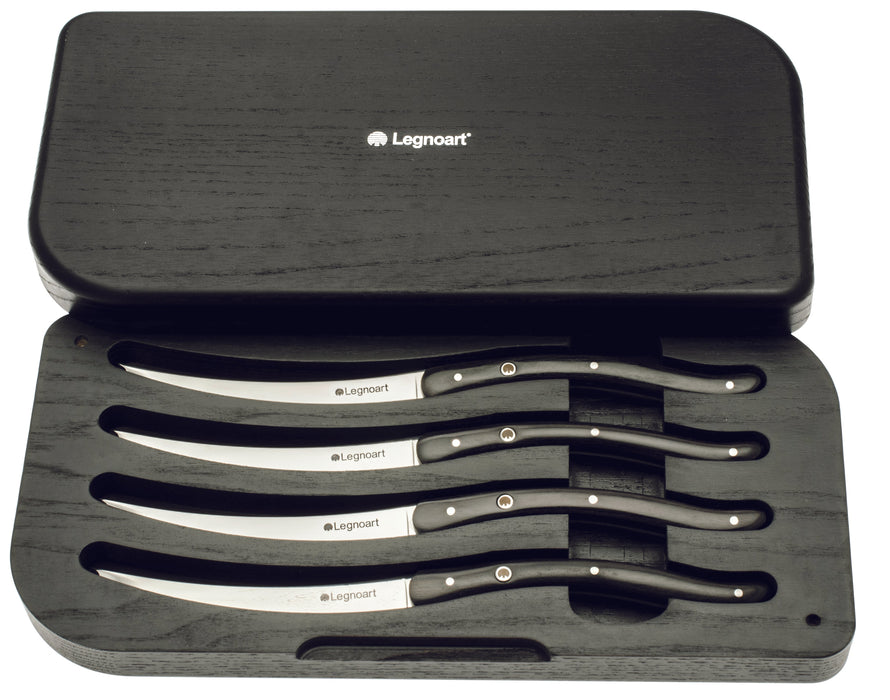 Legnoart WAGYU Steakmesser Dunkles Holz
