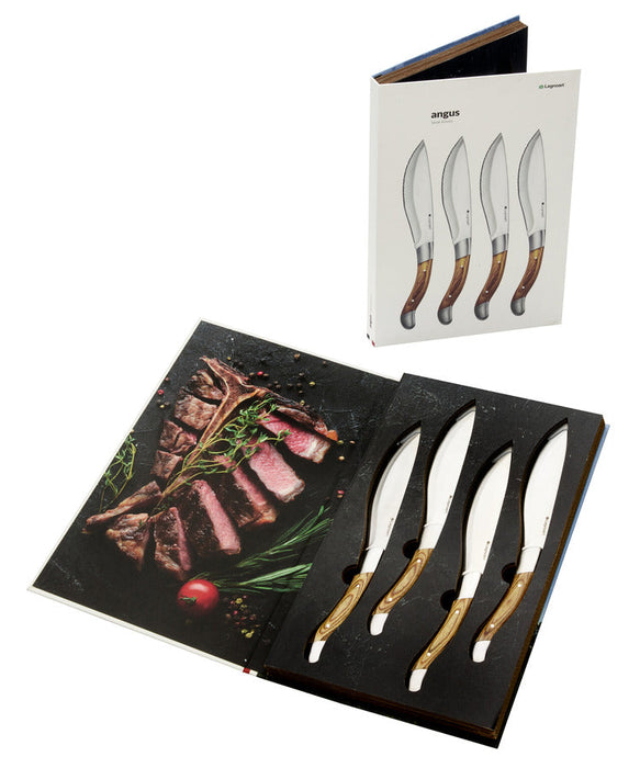 Legnoart ANGUS Steakmesser, helles Holz