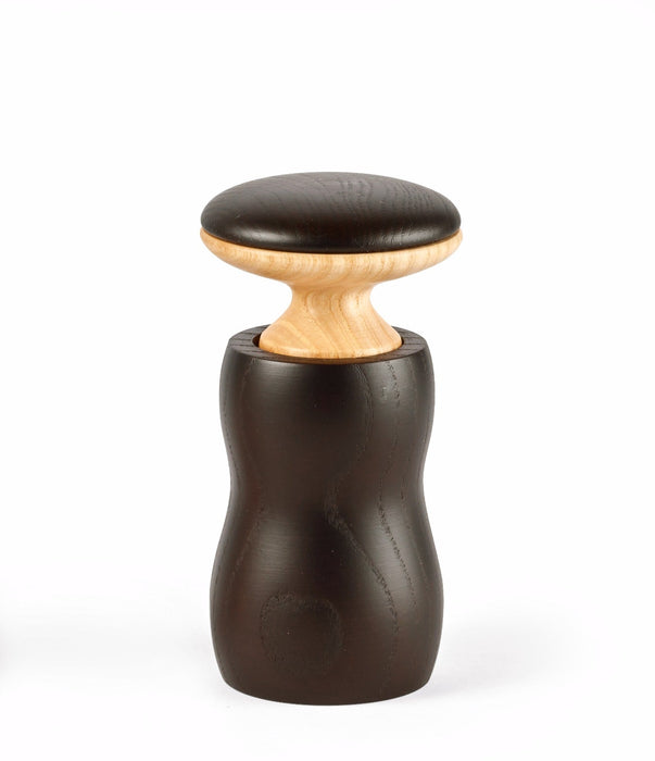 HERCULES Keramische Salz-/Pfeffermühle - Klein - dunkle Esche - Legnoart