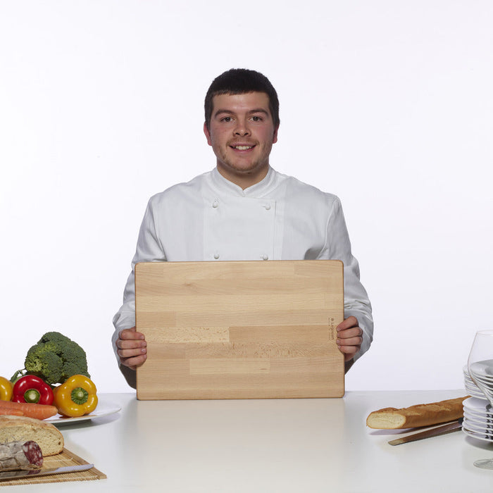 CHEF'S PLACE Schneidebrett - XL Buchenholz - Legnoart