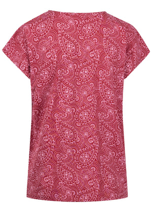 Lucia - Claret Print - Trespass