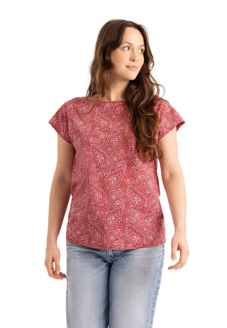 Lucia - Claret Print - Trespass