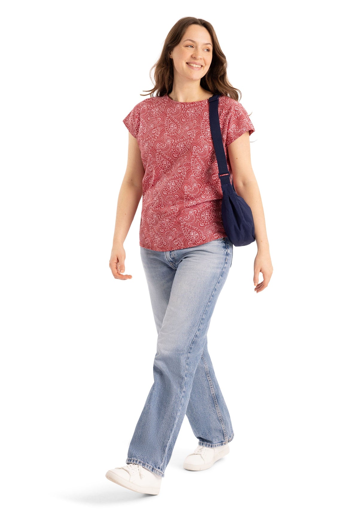 Lucia - Claret Print - Trespass