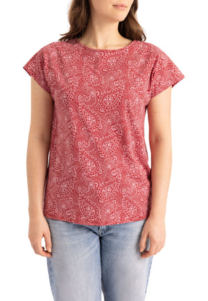 Lucia - Claret Print - Trespass